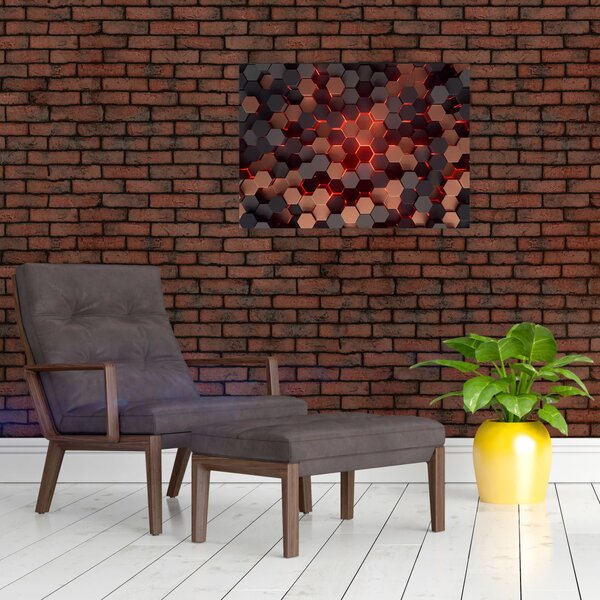 Obraz - Futuristická abstrakce (70x50 cm)