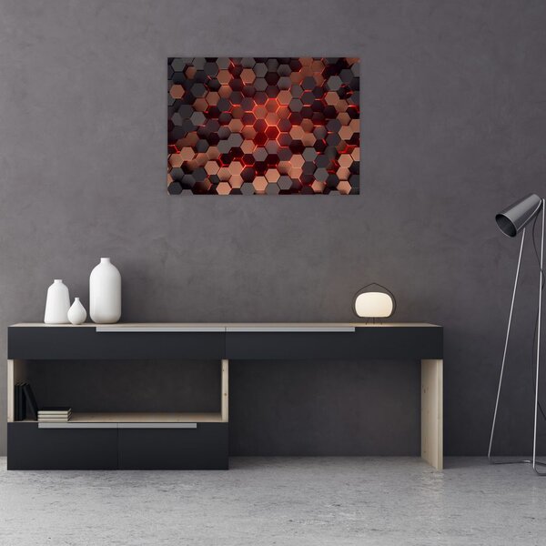 Obraz - Futuristická abstrakce (70x50 cm)