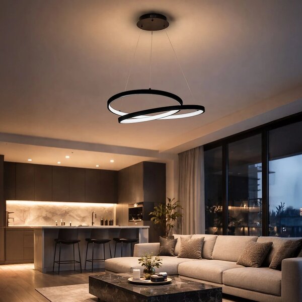 Závěsné LED svítidlo Lucero, 1x LED 48w, 4000k, b