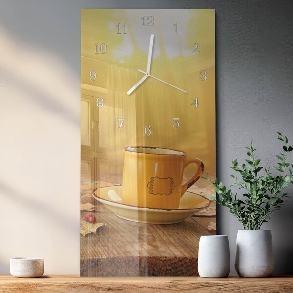 Skleněné hodiny vertikální Pohár zsppb-30x60-00083096