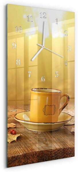 Skleněné hodiny vertikální Pohár zsppb-30x60-00083096
