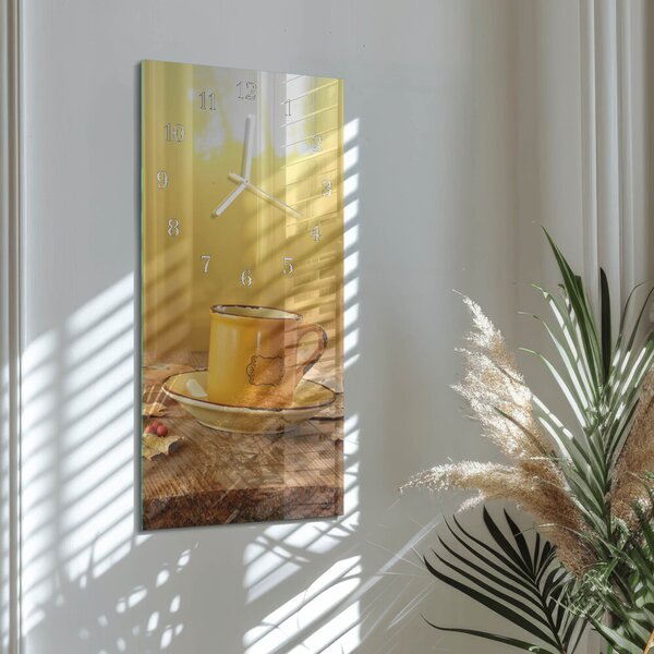 Skleněné hodiny vertikální Pohár zsppb-30x60-00083096