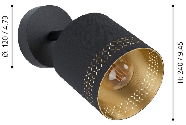Eglo 99276 - Bodové svítidlo ESTEPERRA 1xE27/28W/230V
