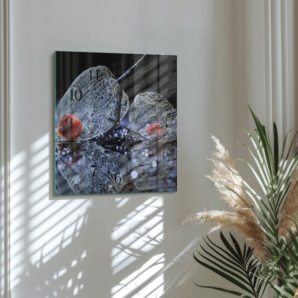 Skleněné hodiny na stěnu Kus zskc-30x30-00181846