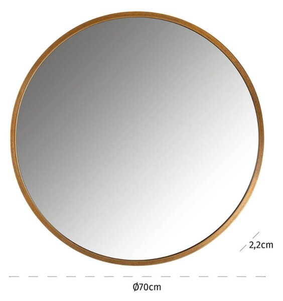 Richmond Kovové závěsné zrcadlo Maeron 70 cm