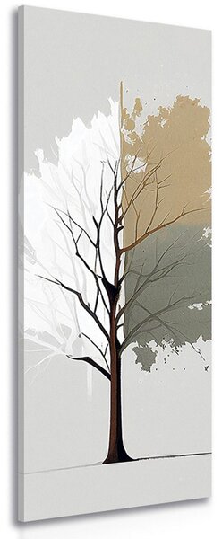 Obraz zajímavý minimalistický strom