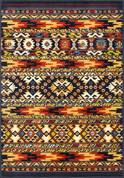 Agnella kusový koberec Standard Kamal Granátový Rozměr: 133x195 cm