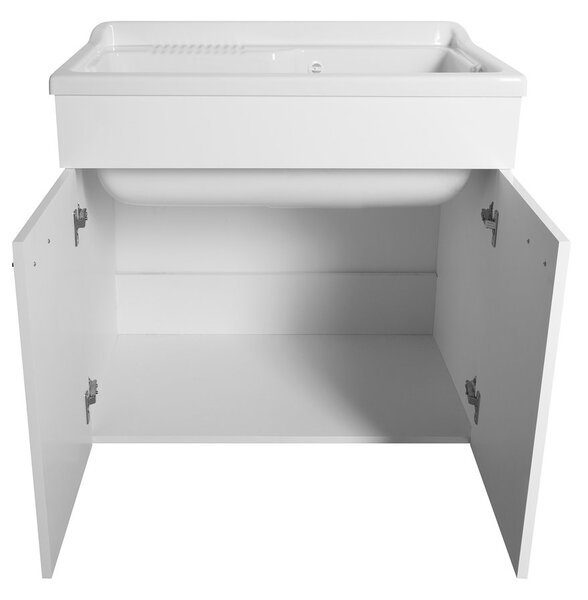 Aqualine Aqualine, Skříňka pod výlevku 78x70x48 cm, bílá, 57036