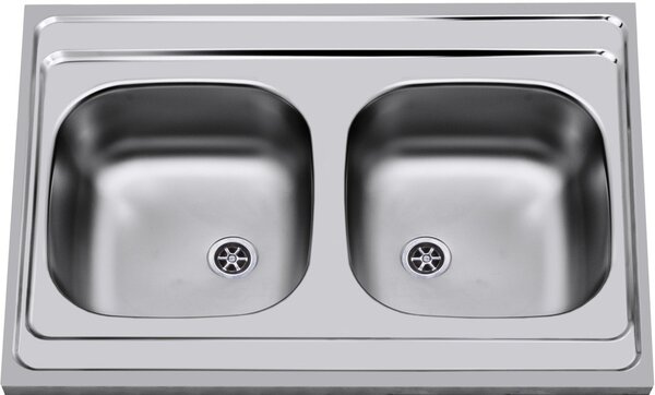 Dřez nerezový Sinks CLP-A 800 DUO M 0,5mm matný