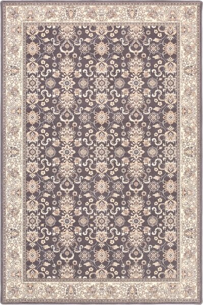 Agnella vlněný koberec Isfahan Kantabria Antracitový Rozměr: 80x120 cm