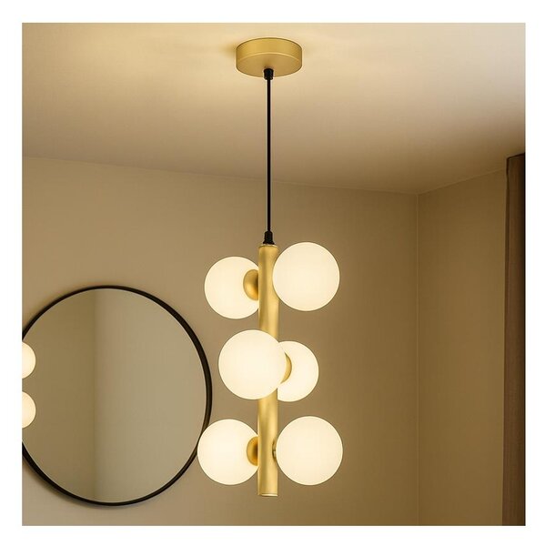 Brilagi - LED Lustr na lanku MILLA 6xG9/3W/230V zlatá/bílá