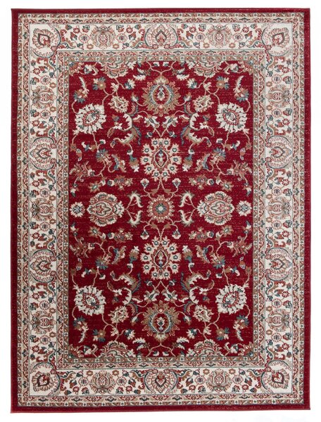 Makro Abra Kusový koberec klasický DUBAI L748A červený Rozměr: 120x170 cm