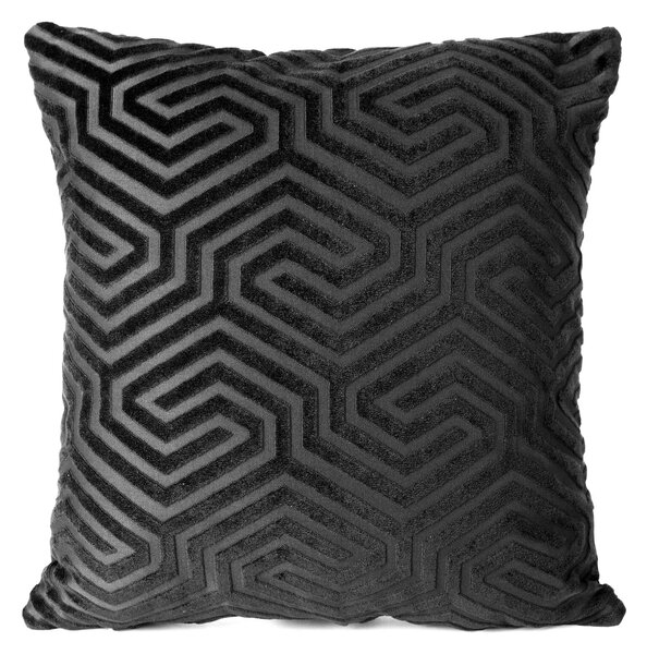 DEKORAČNÍ POVLAK NA POLŠTÁŘ PIERRE CARDIN INGA 40X40 CM ČERNÁ