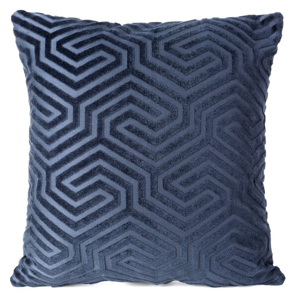 DEKORAČNÍ POVLAK NA POLŠTÁŘ PIERRE CARDIN INGA 40X40 CM NÁMOŘNICKÁ MODRÁ