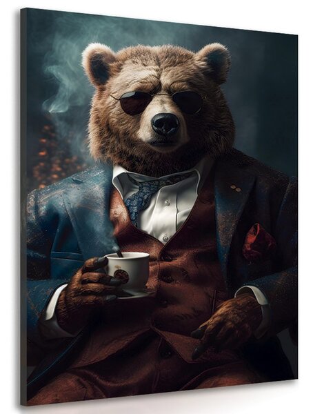 Obraz zvířecí gangster medvěd