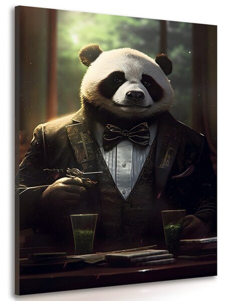 Obraz zvířecí gangster panda