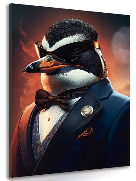 Obraz zvířecí gangster tučňák