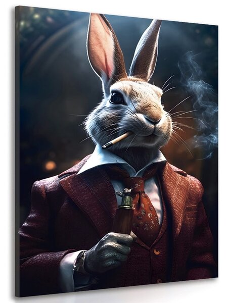 Obraz zvířecí gangster zajíc