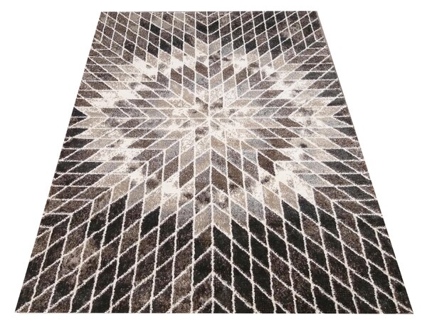 Makro Abra Moderní kusový koberec Panamero 10 hnědý Rozměr: 60x100 cm