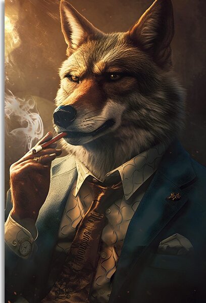 Obraz zvířecí gangster vlk