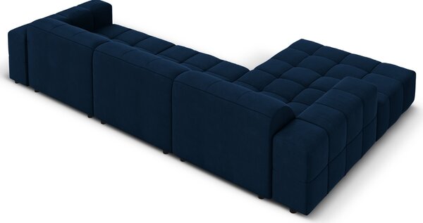 -25 % Dny MOMENTI– Cosmopolitan Design Sametová rohová pohovka Chicago 284 cm, levá