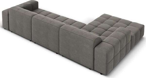 -25 % Dny MOMENTI– Cosmopolitan Design Sametová rohová pohovka Chicago 284 cm, levá