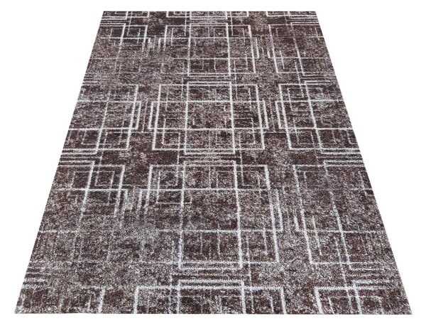 Makro Abra Moderní kusový koberec Panamero 09 hnědý Rozměr: 80x150 cm