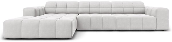 -25 % Dny MOMENTI– Cosmopolitan Design Sametová rohová pohovka Chicago 284 cm, levá