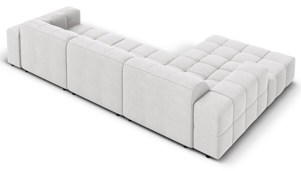 -25 % Dny MOMENTI– Cosmopolitan Design Sametová rohová pohovka Chicago 284 cm, levá