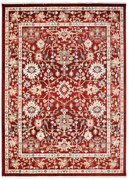 Makro Abra Kusový koberec RIVOLI EF52A Klasický červený Rozměr: 80x150 cm