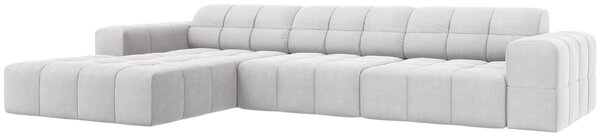 -25 % Dny MOMENTI– Cosmopolitan Design Sametová rohová pohovka Chicago 284 cm, levá