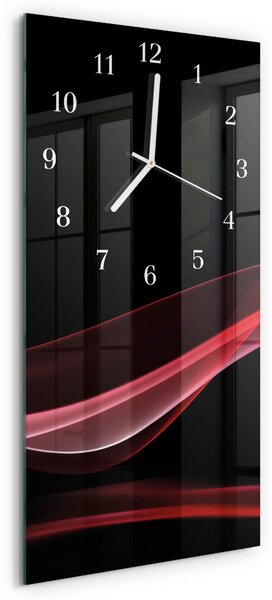 Skleněné hodiny vertikální Abstrakce zsppb-30x60-00087235