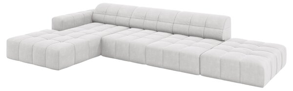 -25 % Dny MOMENTI– Cosmopolitan Design Sametová rohová pohovka Chicago 341 cm, levá