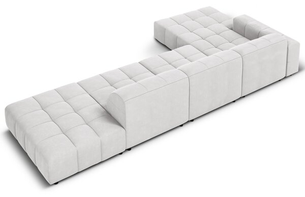 -25 % Dny MOMENTI– Cosmopolitan Design Sametová rohová pohovka Chicago 341 cm, levá