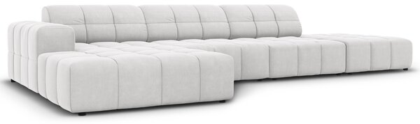 -25 % Dny MOMENTI– Cosmopolitan Design Sametová rohová pohovka Chicago 341 cm, levá
