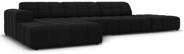 -25 % Dny MOMENTI– Cosmopolitan Design Sametová rohová pohovka Chicago 341 cm, levá