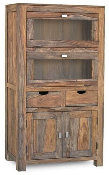 GREY WOOD Skříň 148x80 cm, masivní indický palisandr