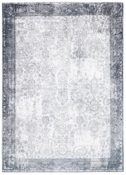 Makro Abra Kusový koberec pratelný VICTORIA 2363 Klasický pogumovaný krémový Rozměr: 80x150 cm