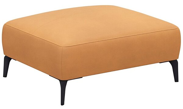 -25 % Dny MOMENTI– Koňakově hnědá kožená podnožka FLEXLUX VOLUZZI 91 x 71 cm