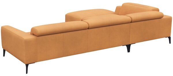 -25 % Dny MOMENTI– Flexlux Kožená rohová pohovka VOLUZZI 325 cm, levá