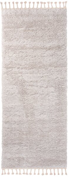 Makro Abra Koberec Běhoun Shaggy VERSAY EJF 6365A Světle šedý Rozměr: 70x350 cm
