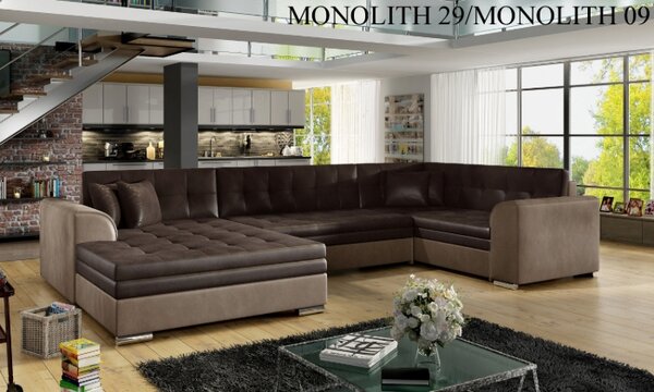 ELTAP Rohová sedací souprava DAMARIO, levé provedení Látka čalounění: Monolith 09 + Monolith 29