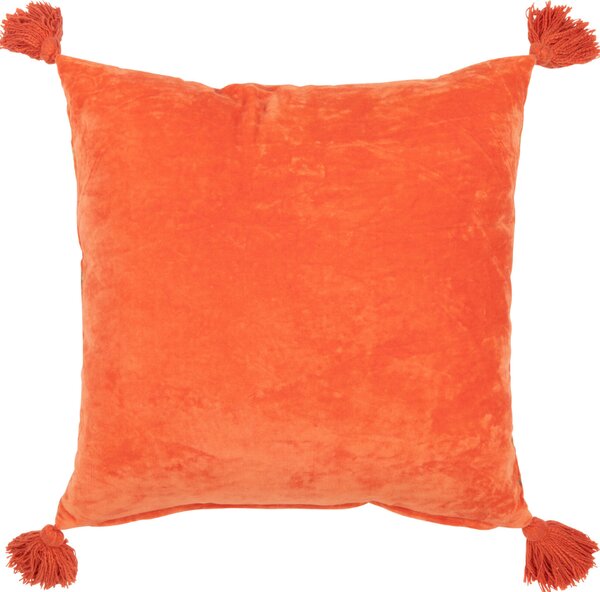 Oranžový polštář J-line Florry 50 x 50 cm