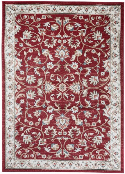 Makro Abra Kusový koberec klasický DUBAI T605A červený Rozměr: 80x150 cm