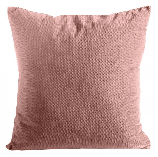 DEKORAČNÍ POVLAK NA POLŠTÁŘ MILO 45X45 CM TMAVĚŘŮŽOVÁ
