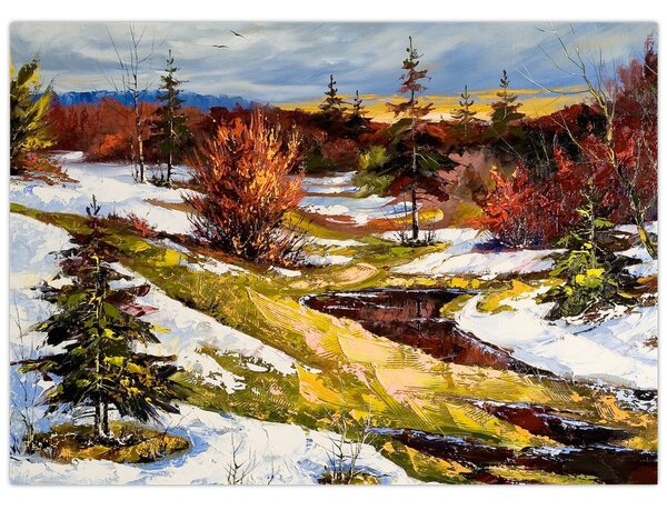 Obraz - Příchod jara (70x50 cm)