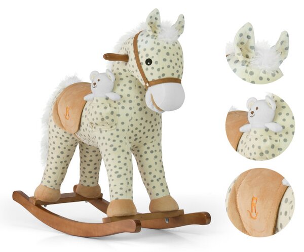 Houpací koník Pony s šedými tečkami