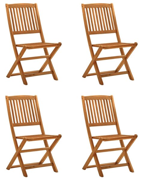 5dílný zahradní jídelní set masivní akáciové dřevo