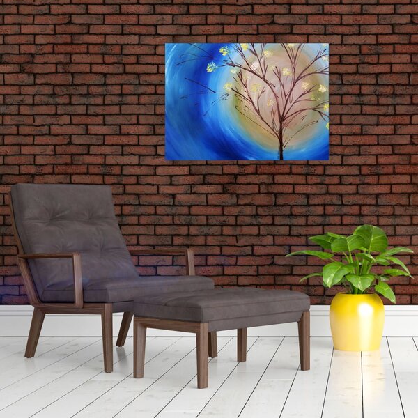 Obraz - Strom zakrývající slunce (70x50 cm)