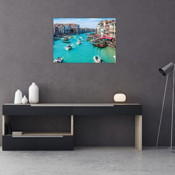 Obraz - Canal Grande, Benátky, Itálie (70x50 cm)